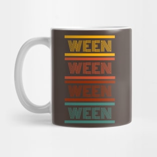 WEEN Vintage Retro Lettering Mug